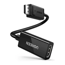 Ugreen Cabo DisplayPort Macho para Hdmi Fêmea 25cm Suporta Resolução 4K 2K 60Hz