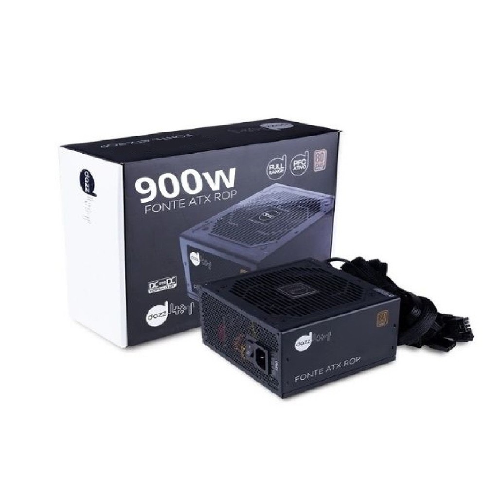 FONTE ATX ROP SUPRA 900W 80PLUS PFC ATIVO