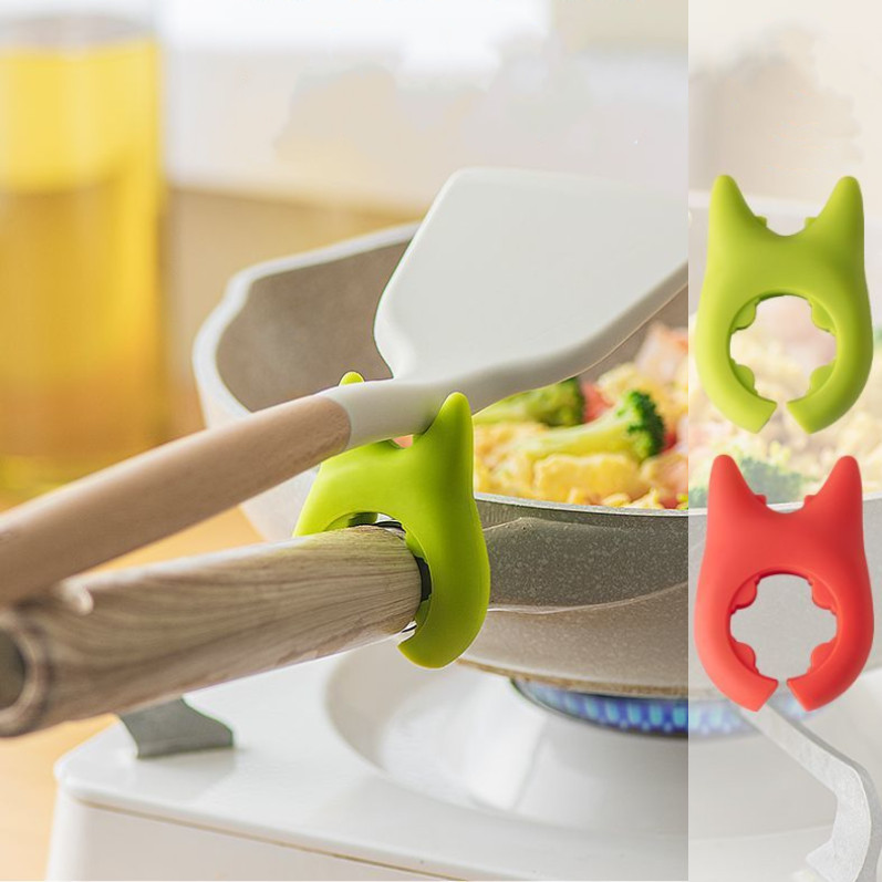 Espátula De Silicone Multifuncional Para Cozinha , Suporte Fogão Doméstico , Borda , Transbordamento , Utensílios De Col