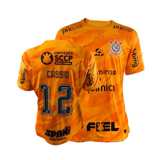 Não Perca! Camisa Corinthians Goleiro Laranja Masculina 2023/24