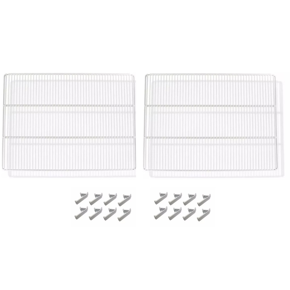 Kit 2 Prateleiras Branca com Grampos Imbera para Vr08 Ccv144