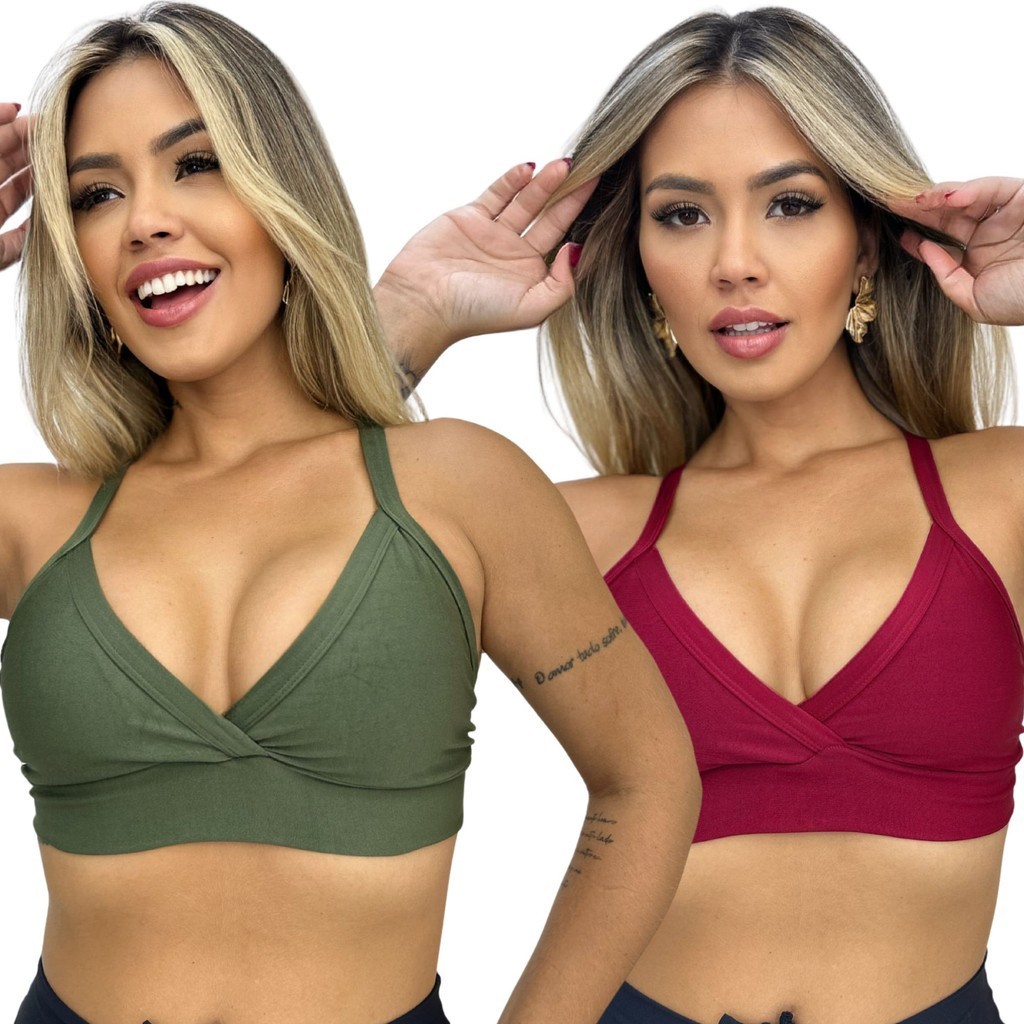 Top Fitness academia confortável Estampado Com forro sem bojo dia dia