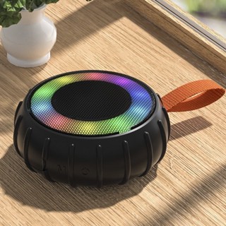 Caixa de som Bluetooth a Prova D'agua Led RGB Sd portátil em Oferta na Shopee