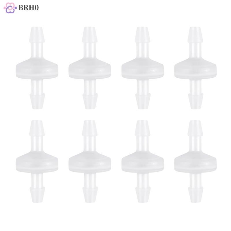 8 Pcs Válvula De Retenção De 1/4 Polegada 6mm PVDF One Way Em Linha Sem Retorno Para Gás Combustível Ar Líquido
