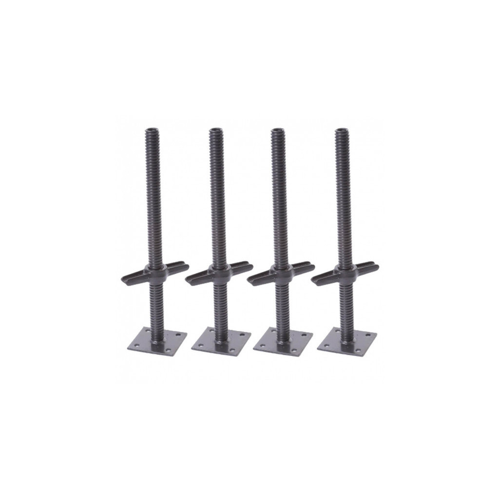 Kit com 4 Sapata Ajustável para Andaime - Metalpama