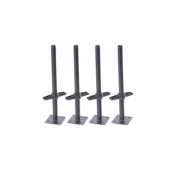 Kit com 4 Sapata Ajustável para Andaime - Metalpama