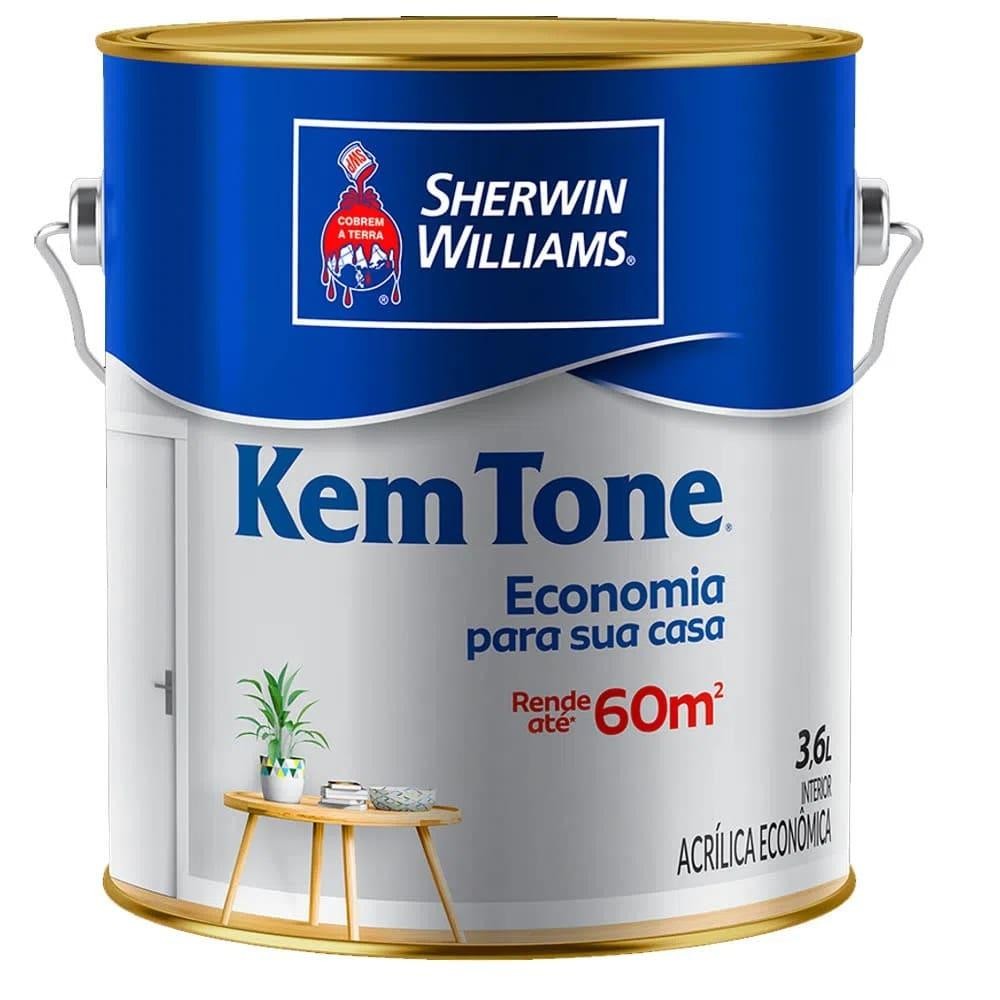 Tinta Para Parede Interna e externa Acrílica Fosca Kem Tone Sherwin Williams 3,6