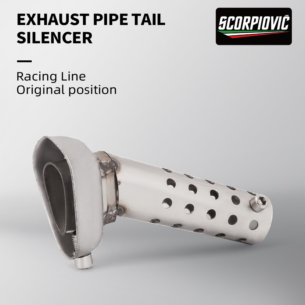 51MM Universal Frente Mid End Catalisador DB Assassino Para Motocicleta Silenciador De Escape Ruído Eliminador Som