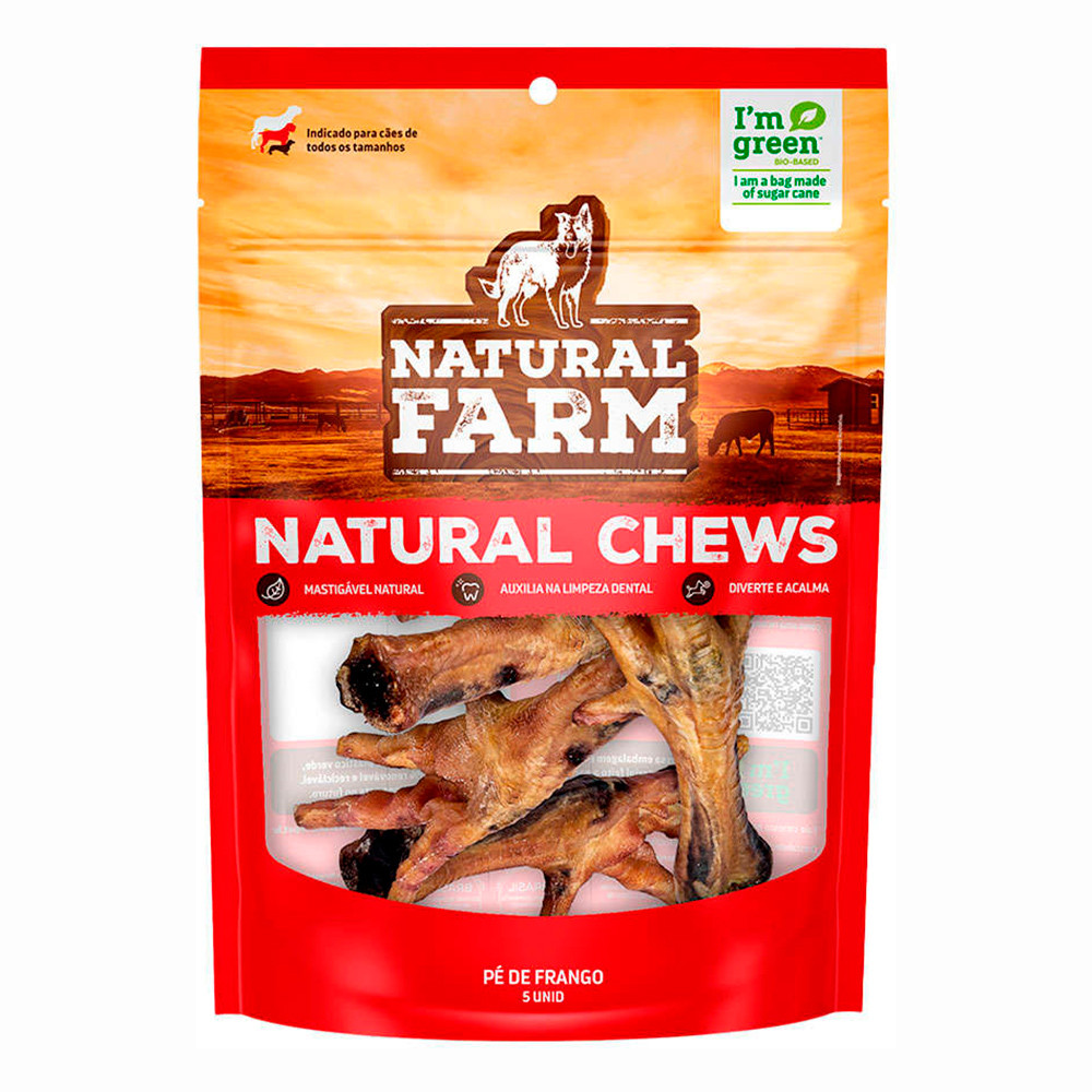 Petisco Pe de Frango Natural Farm - Comprar com Melhor Preço em Lanches