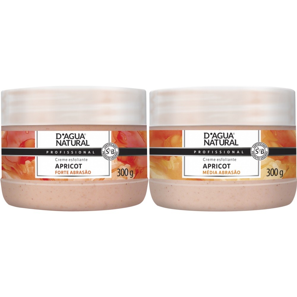 Creme Esfoliante Forte E Média Abrasão 300g D'agua Natural