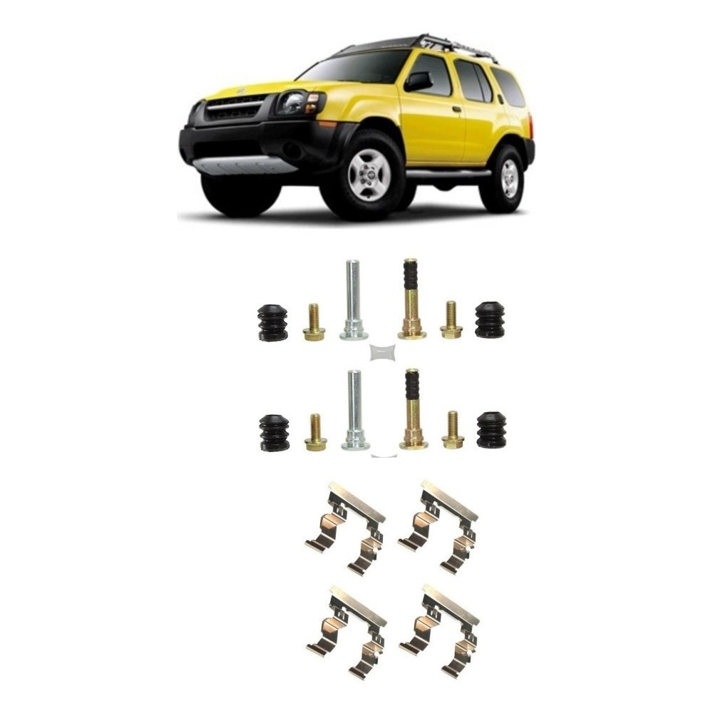 Pino Guia+mola Pinça Freio Diant Nissan Xterra 2.8 2003/2007