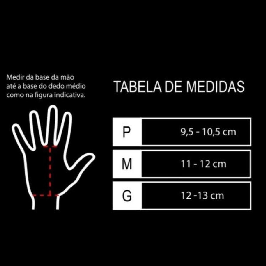 Luva Palmar Hand Grip Lion Preto - Cross Training Nc Extreme