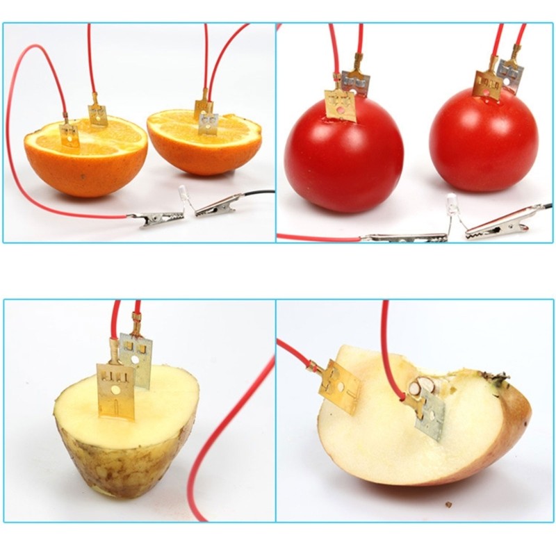 Hi * Conjunto Experimento Geração Energia Frutas, Prático Eletricidade