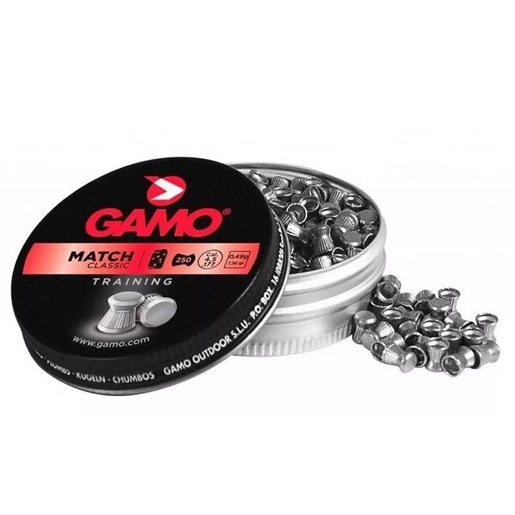 Chumbinho Match 4,5mm 250un - Gamo em Oferta na Shopee