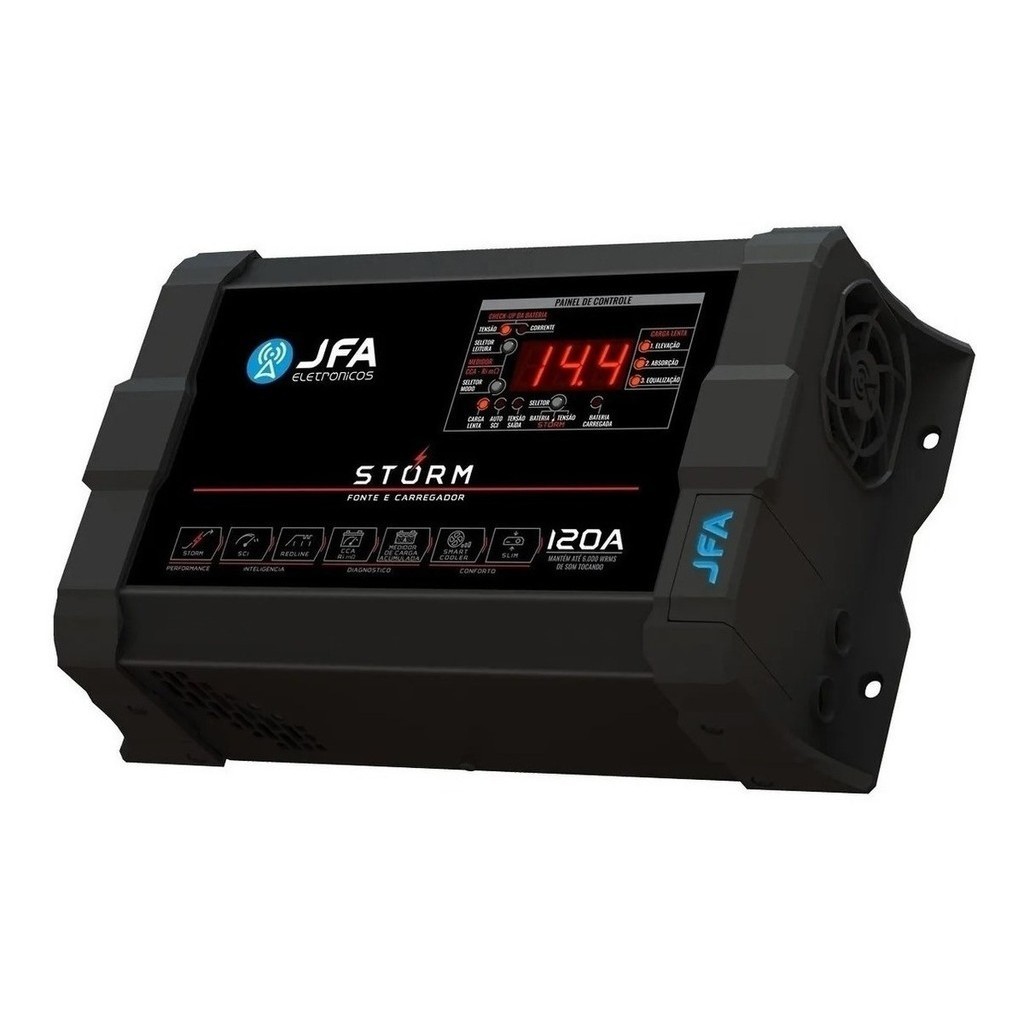 Fonte Automotiva 120 A Jfa Carregador Modelo Novo - Spare Parts and Accessories for Vehicles