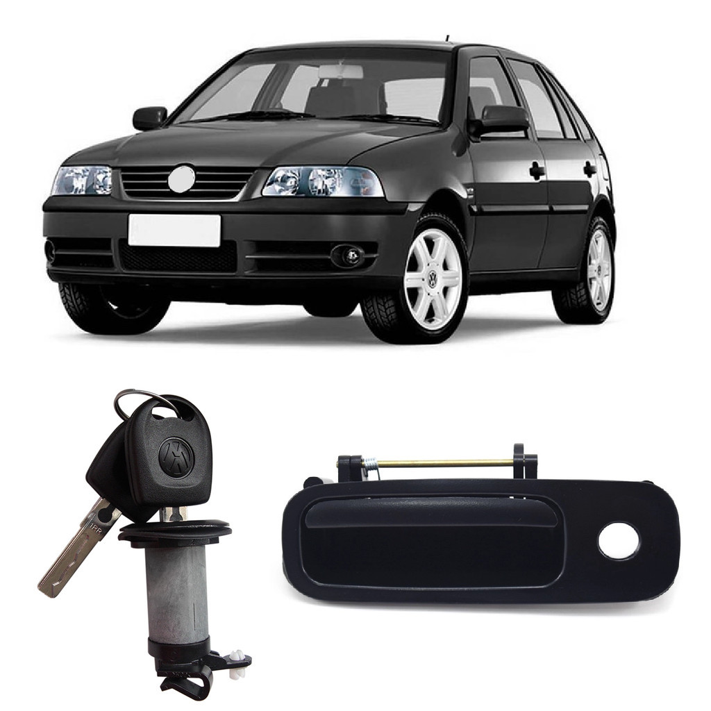 Kit Cilindro Macaneta Com Chaves Porta mala Gol G3 1999 a 2005
