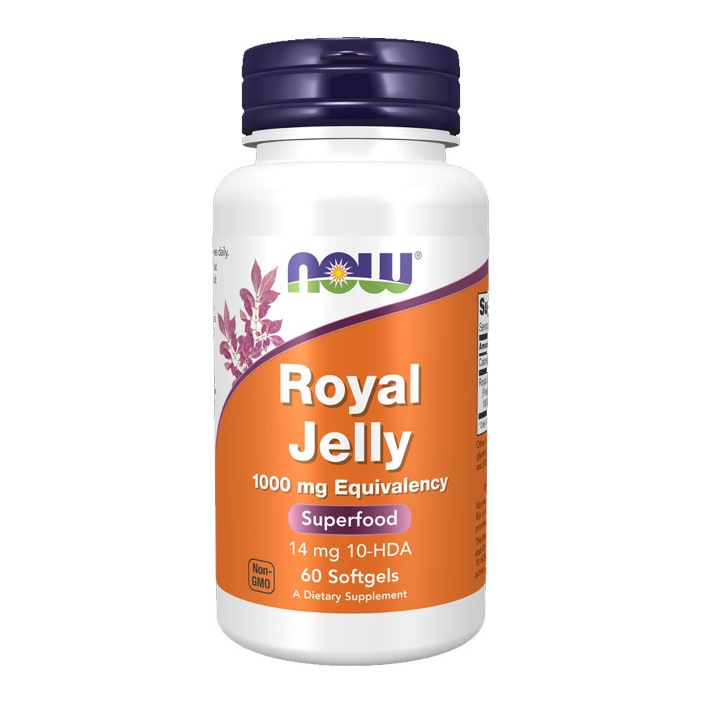 Geleia Real 1000mg Now Foods 60 Softgels Importado - Health