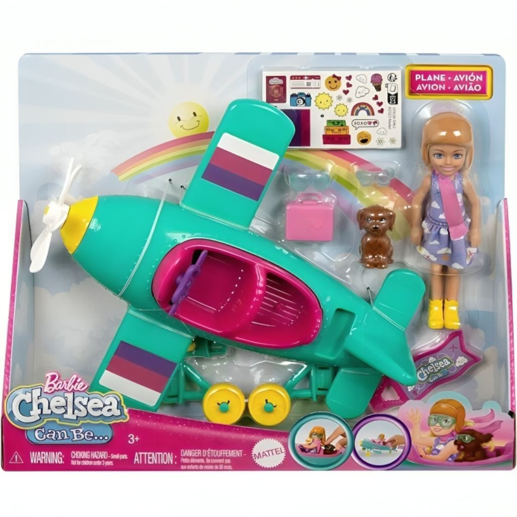 Barbie Conjunto Chelsea Piloto De Avião HTK38 - Mattel