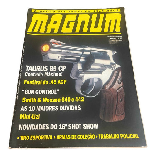 Revista Magnum Antiga Ano 7 Edição N.37cod. A459