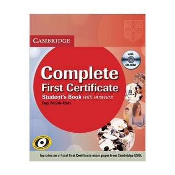 Imagem Livro Ensino de Idiomas Complete First Certificate Student&#39;s Book de Guy Brook Hart