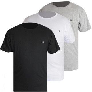 Kit 3 Camiseta Plus Size Over G1,G2,G3,G4 Egípicia Premium em Oferta na Shopee