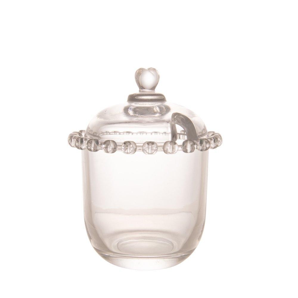 Meleira Lyor Coração de Cristal Incolor 9,5cm x 12cm - Home & Living