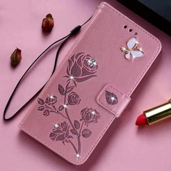 Capa De Couro Para Samsung Galaxy S24 Ultra S24Plus S21 S22 S23 Plus S23FE S21FE S20 FE TPU Carteira Flip