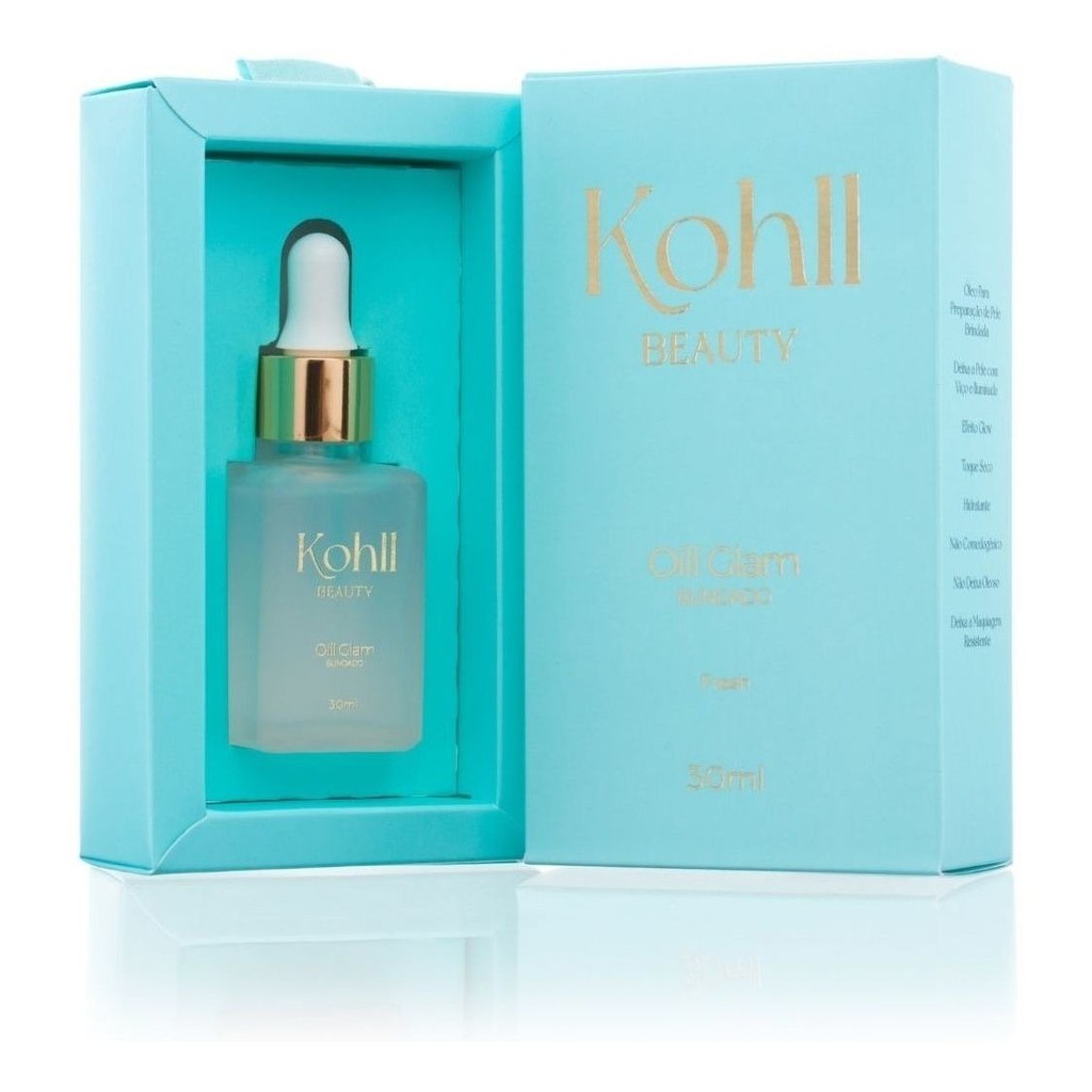 Oil Glam Natane Rosa Pele Blindada Kohll Beauty Cor Fresh em Oferta na Shopee