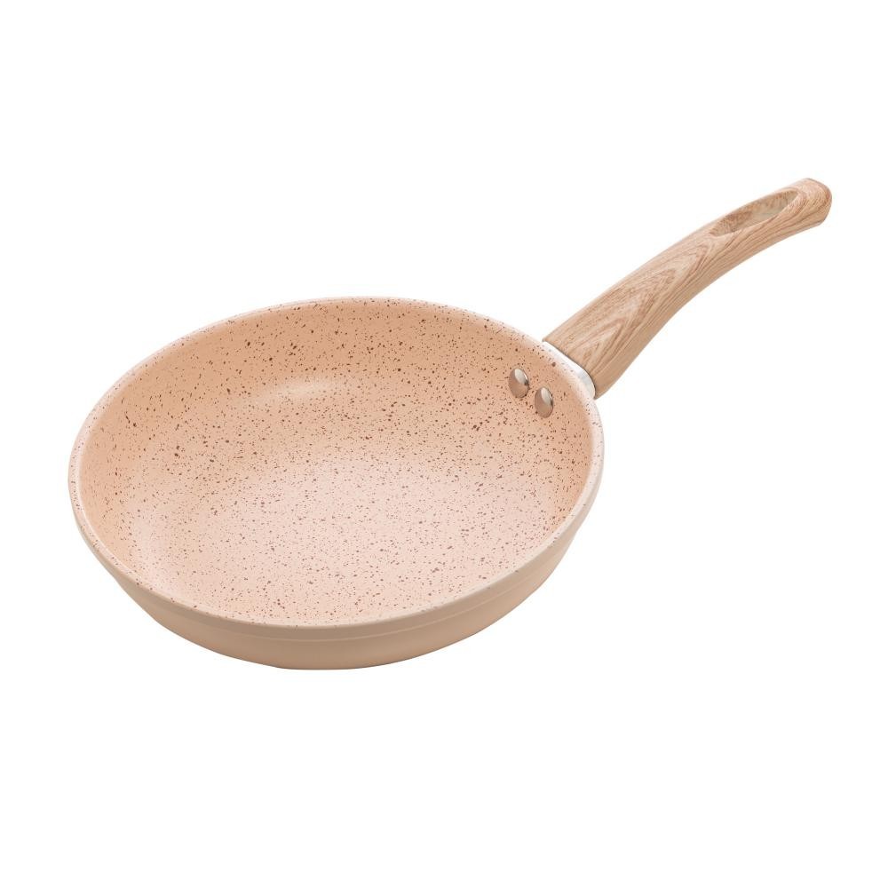 Frigideira Lyor de Alumínio e Cerâmica Granilite Bege 20cm - Home & Living