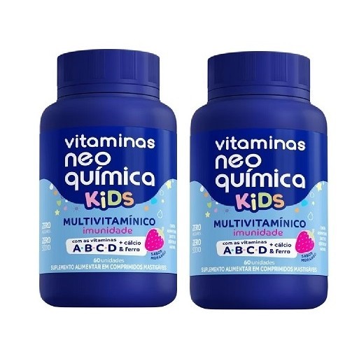 Kit 2 Vitamina Kids 60 Cápsulas - Neo Química