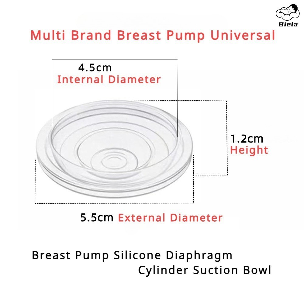 [Novo] Acessório De Substituição Da Bomba De Peito De Silicone Para Diafragma Cilindro De Sucção Tigela Macia Alimentos De Múltiplas Marcas universal