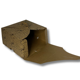 Caixa de Bolo c/ Alça Kraft Pequena 25x25x13 - 10un em Oferta na Shopee