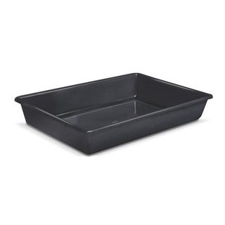 Bandeja Multiuso Sem Tampa Preta 7 litros 44x30x8Cm ARQPLAST 25865PM