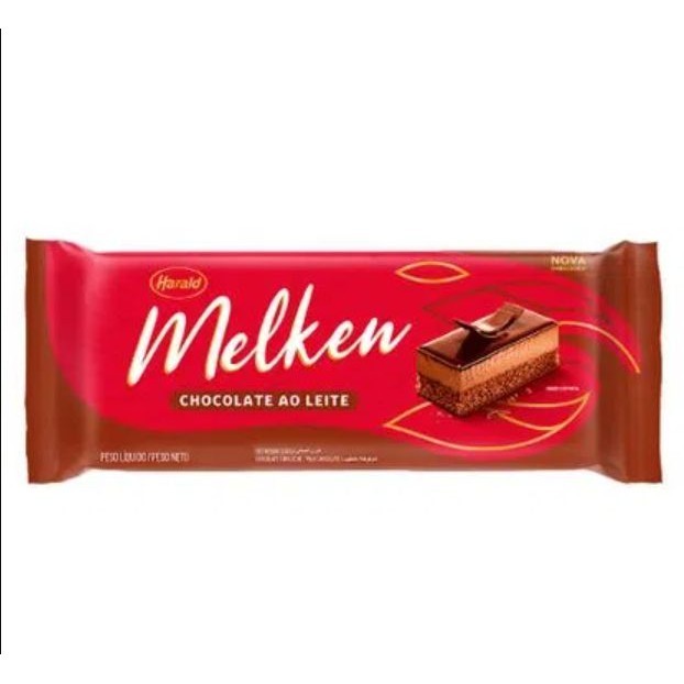 Chocolate em Barra Ao Leite Melken - 1,01kg - 01 unidade - Harald - Rizzo