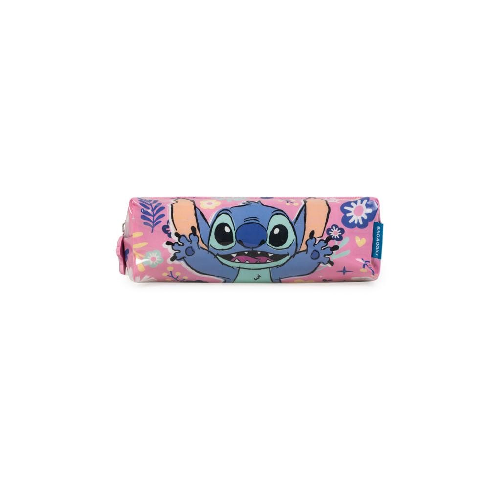 Estojo Escolar Feminino Stitch Rosa em Oferta na Shopee