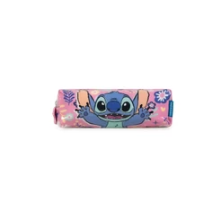 Estojo Escolar Feminino Stitch Rosa
