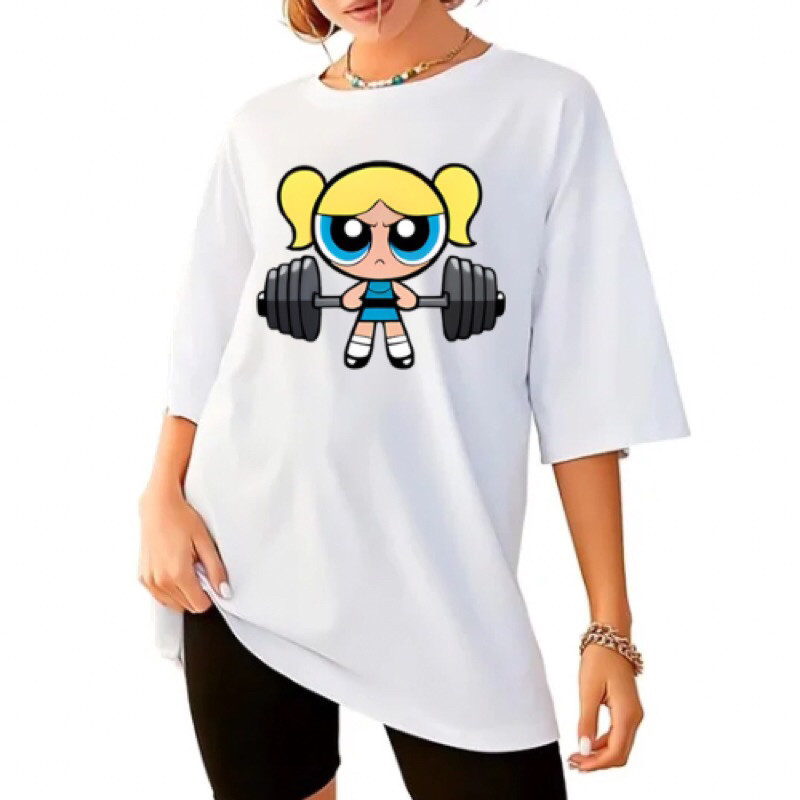 Camiseta T-shirt Meninas Super Poderosas Academia Blogueira