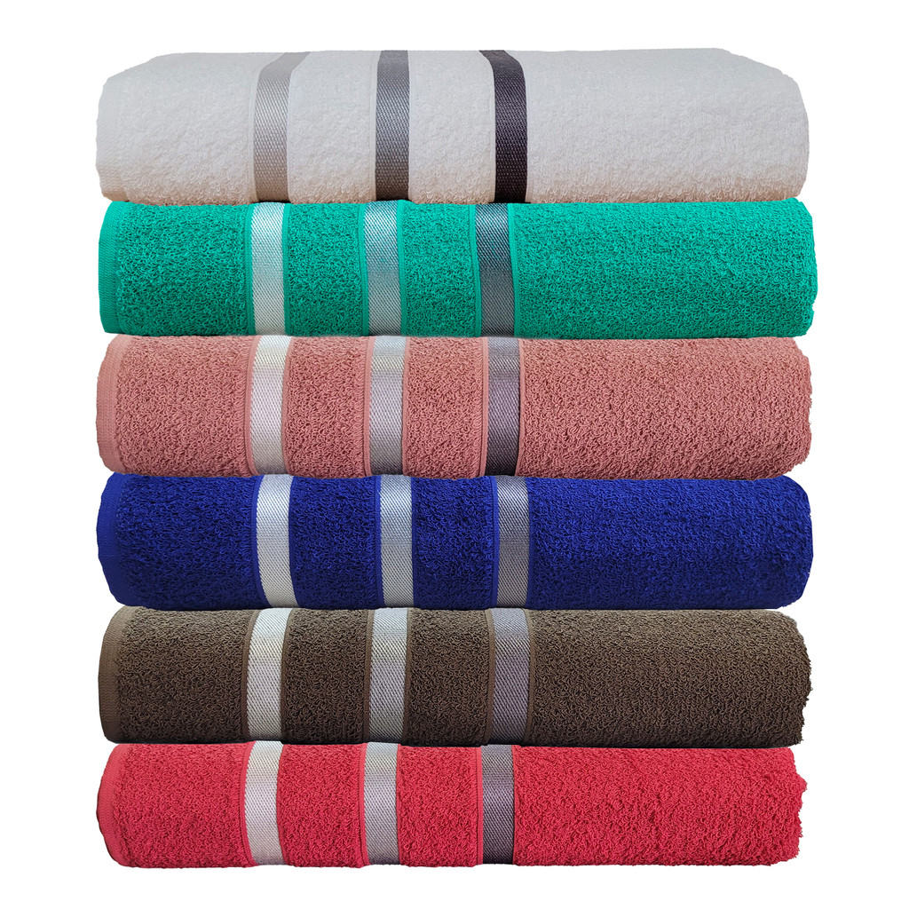 Kit 6 Toalhas De Rosto Teka Dry 100% Algodão em Oferta na Shopee