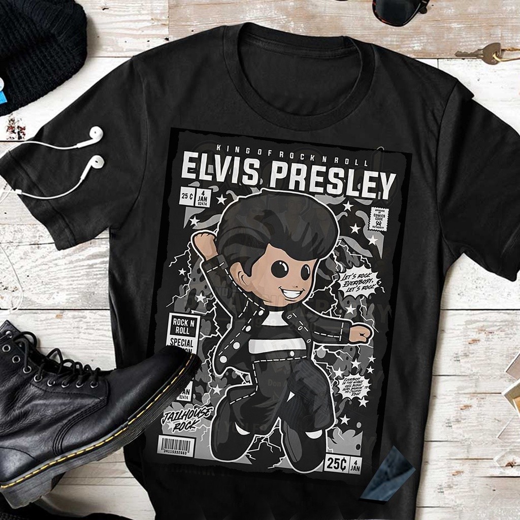 Camiseta Funko Elvis Presley Camisa Elvis Presley Camisa top !