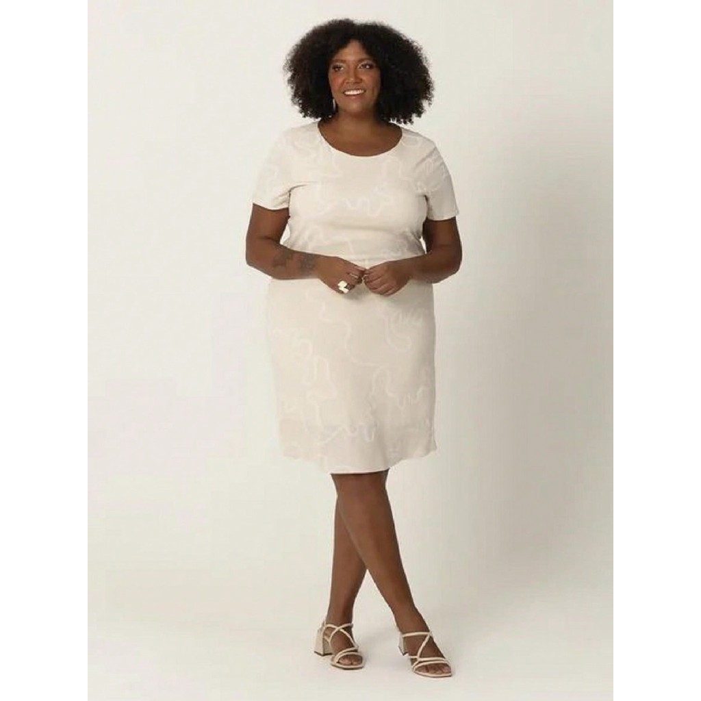 Vestido Estampado Plus Size - HABANA