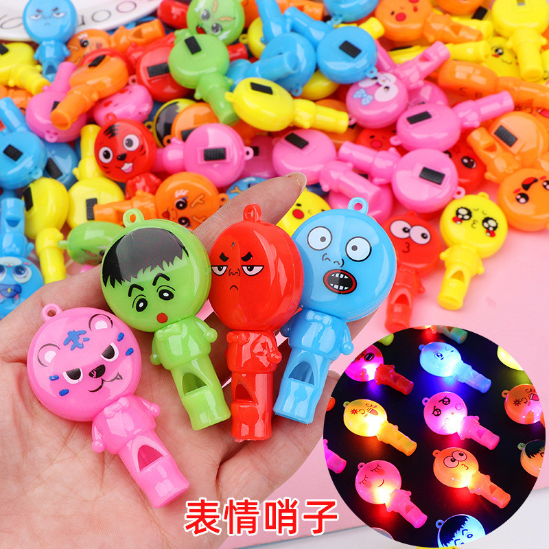 Apito Flash Crianças Brinquedos Luminosos LED Lanyard Kindergarten Gifts