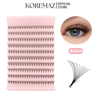 KOREMAZ 16D 200 Aglomerados Ventiladores Premade Fans Extensões De Cílios De Volume Russo 9-13mmMix Mink Faux Soft Reutilizáveis em Oferta na Shopee