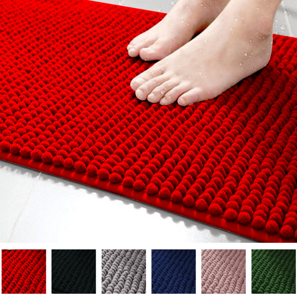 Tapete De Banheiro 40x60 Antiderrapante Bolinha Microfibra Diversas Cores Macio