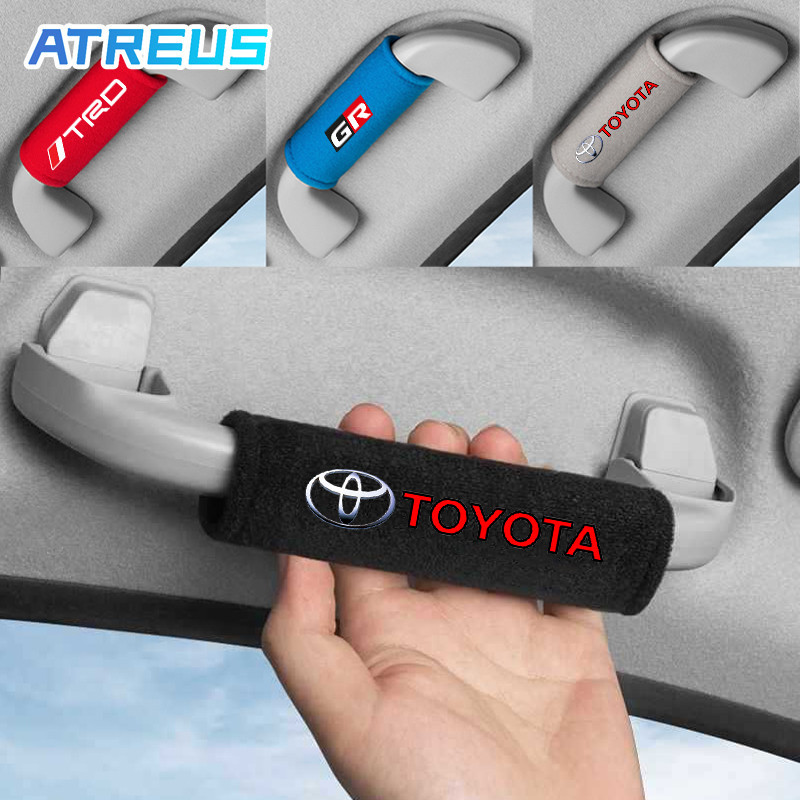 Toyota Tampa Protetora De Apoiador de Braço Carro Tampas De Proteção De Apoio De Braço No Telhado Interna Para Toyota GR TRD Corolla Cross Hilux Yaris Etios RAV4 Bandeirante