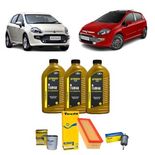 Kit Troca De Oleo E Filtros Punto 1.4 Novo Palio Attractive 1.0 1.4  15w40 Grand Siena Novo Uno Vivace 1.4 EVO 8V Fire revisão original Fiat em Oferta na Shopee