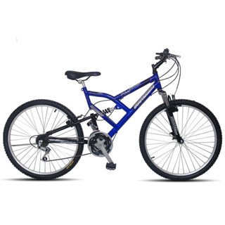 Bicicleta Aro 26 South Full Suspension 18 marchas Freio V-Brake
