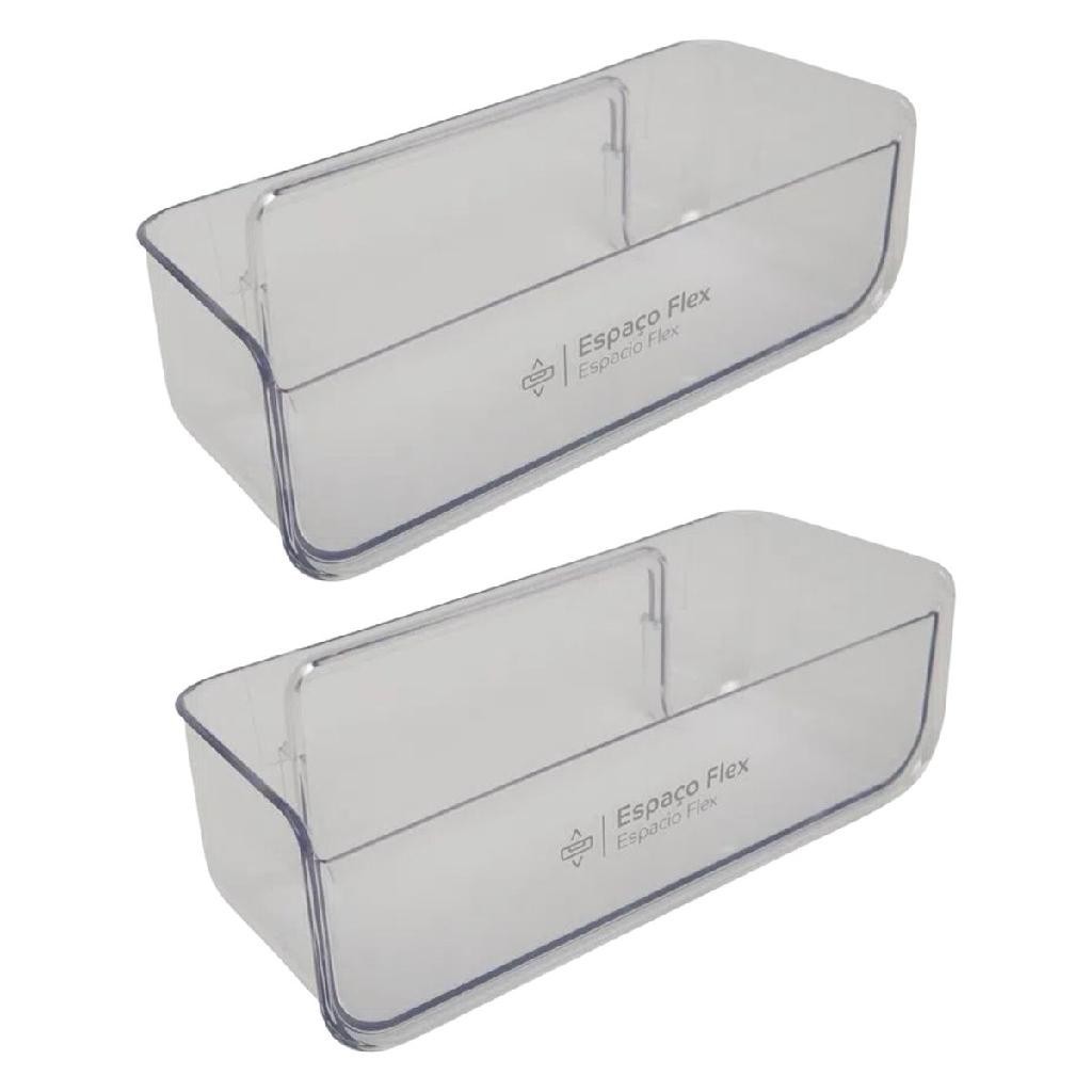 Kit 2 Prateleira Espaço Flex Geladeira Consul CRM50 CRM56