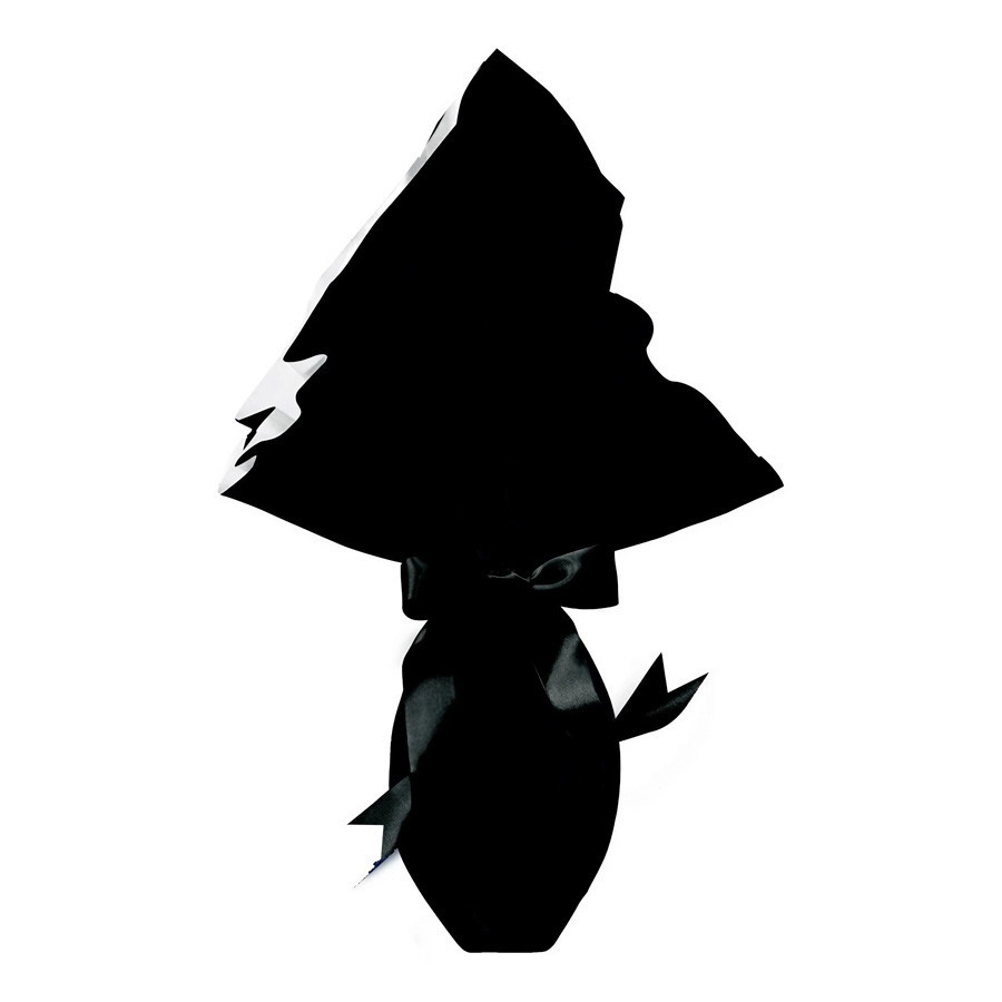 Saco Express 44x44cm para Ovos de 500g a 750g - Preto Metalizado - 5 unidades - Cromus - Rizzo Distribuidora