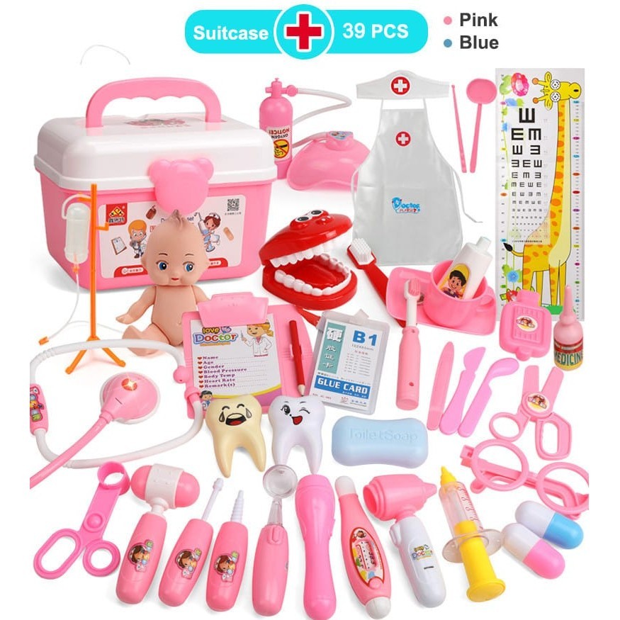 kit Mini Doutor e Doutora ou Kit Médico Dentista Infantil
