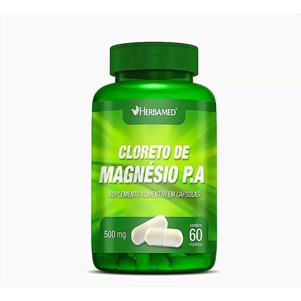 Cloreto de Magnésio PA 60 cápsulas 500mg